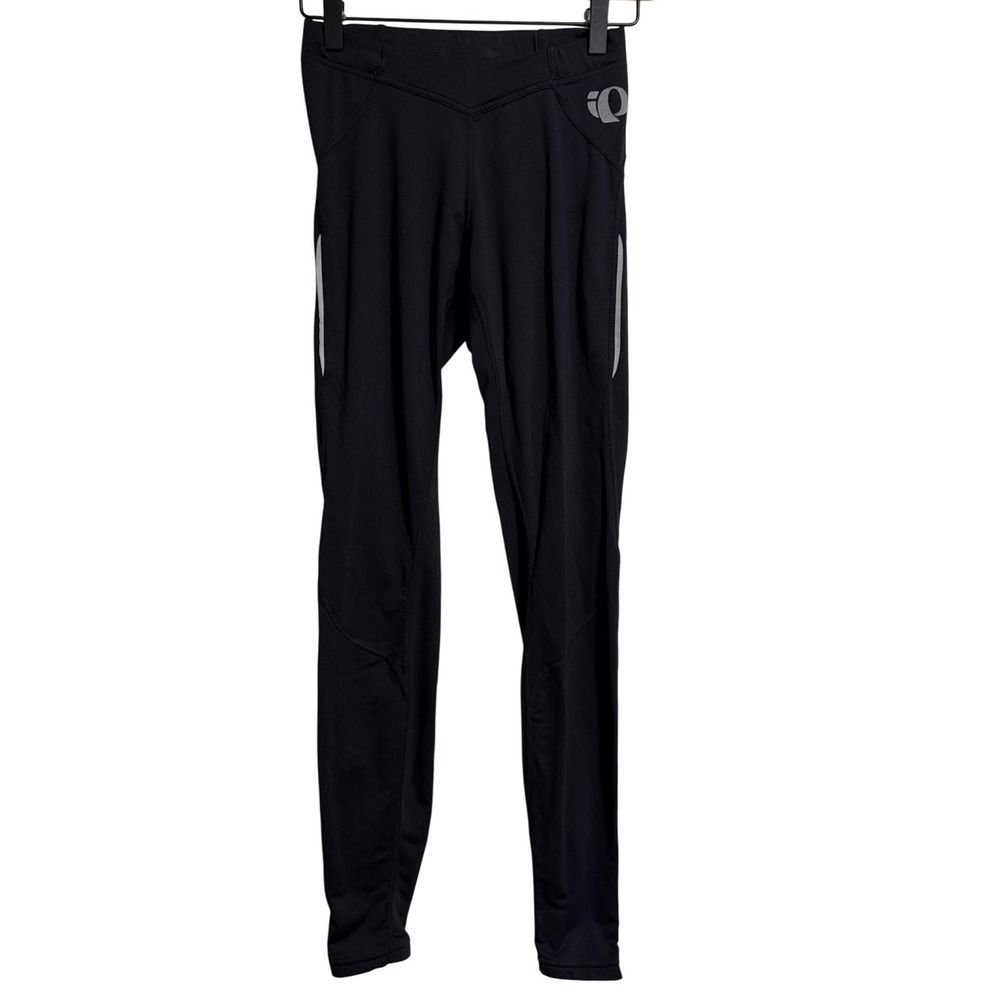 Pearl Izumi Elite Series Cycling leggings Black Reflective Zipper Ankle Small
